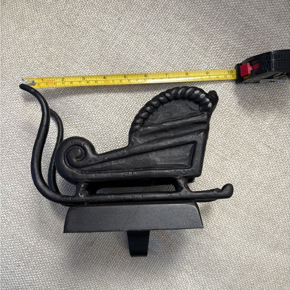 Pottery Barn Black Sleigh stocking holder - Picture 4 of 6